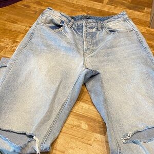 Wild Fable High Rise Distressed Blue Jeans